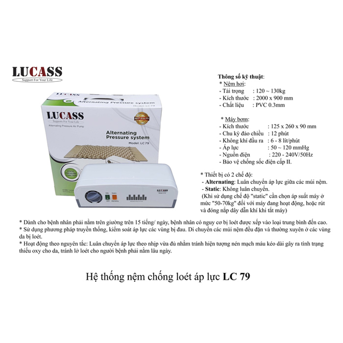  Nệm chống loét Lucass LC 79