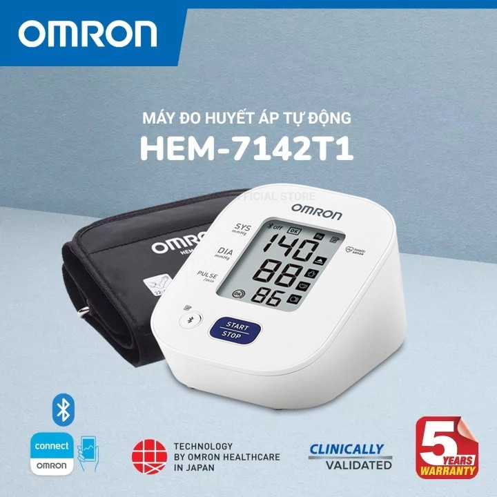 Máy đo huyết áp tự động Omron HEM-7142T