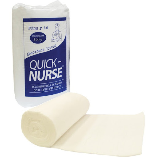 Bông gòn y tế Quick-Nurse 500g