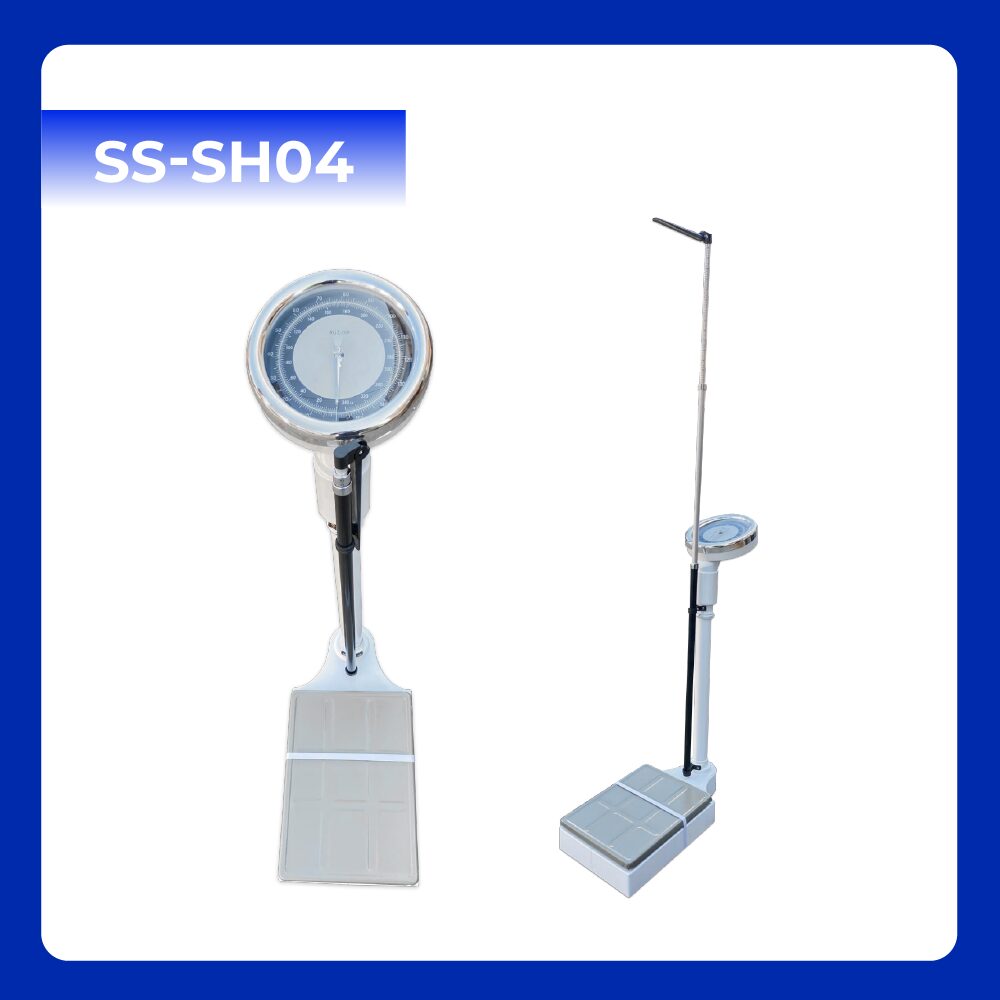 Cân sức khỏe kèm thước đo chiều cao Oromi SS-SH04
